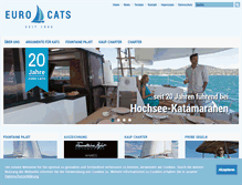 Tablet Screenshot of euro-cats.de